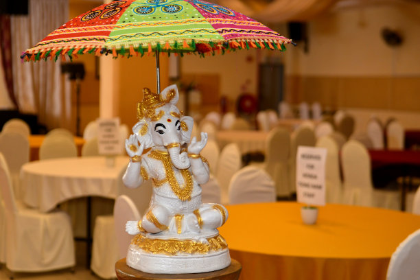 甘尼萨神的婚礼装饰图片下载