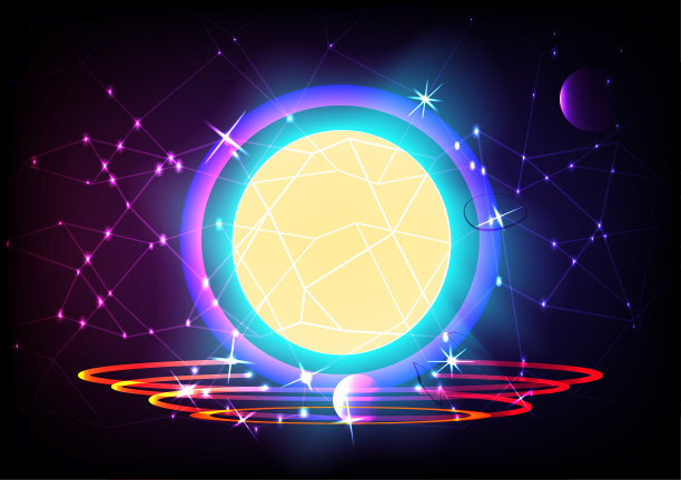 高科技技术数字无线wifi电信通信抽象背景图形设计矢量插画未来图片下载