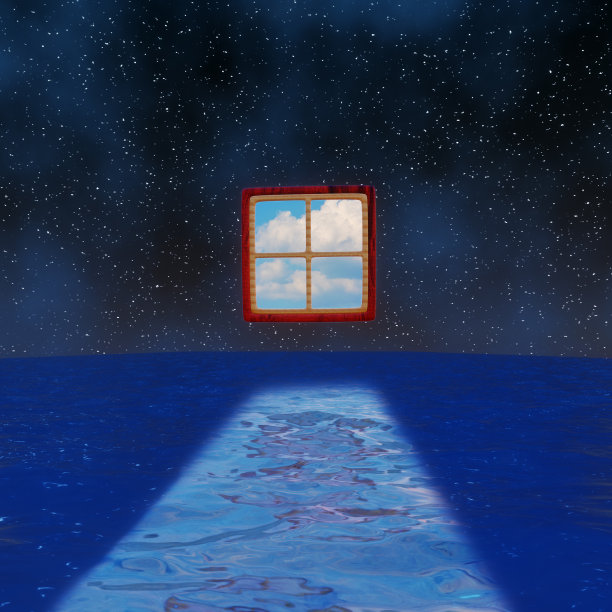 一扇窗户在白天开着图片下载