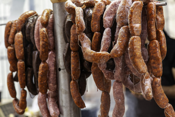 市场上的香肠图片下载
