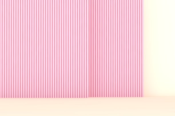 粉色的领奖台和极简的白色抽象背景，三维渲染的几何形状，现代网站的颁奖舞台。图片下载