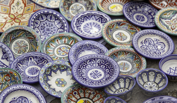 集市上的阿拉伯菜肴图片下载