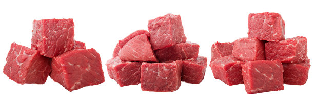 肉，牛肉，隔离在白色背景，修剪路径，充分的景深图片下载
