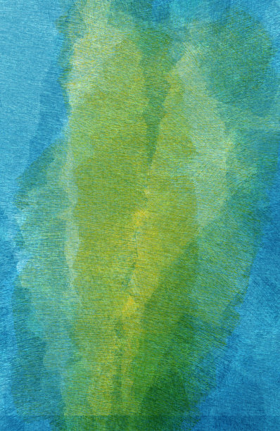 蓝色水彩背景。抽象手绘方形染色背景。图片下载