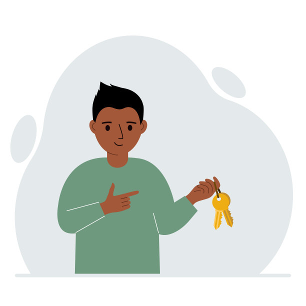 一个小男孩拿着一串金钥匙打开一扇锁着的门。知识还是成功的关键。图片下载