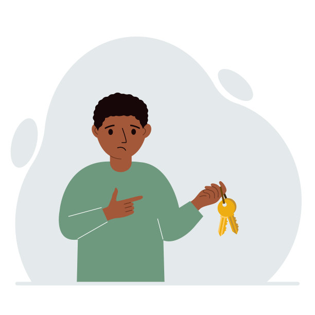 一个小男孩拿着一串金钥匙打开一扇锁着的门。知识还是成功的关键。图片下载