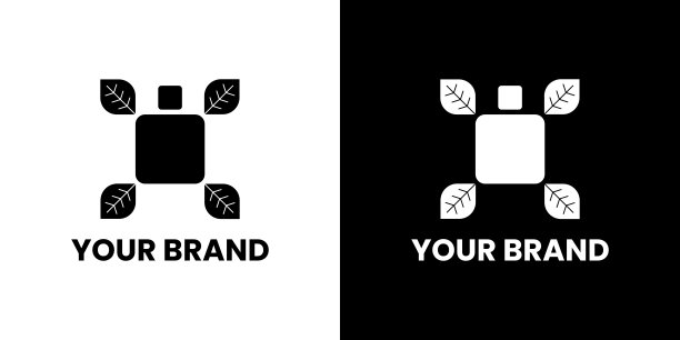 矩形海龟极简主义标志设计品牌标识家庭团队合作同事标志标志符号。图片下载