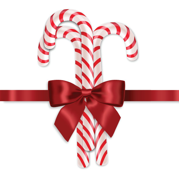 白色背景上的糖果棒特写镜头图片下载