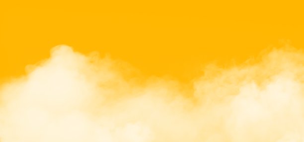 明亮的黄色天空和美丽的云图片下载