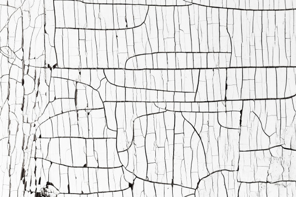 老木墙的纹理和剥落的油漆裂缝图片下载