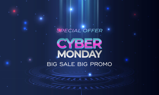 网络星期一的销售背景。现代住房和城市发展部的元素。图片下载