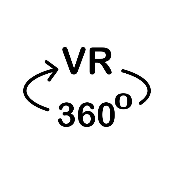 Metaverse行图标。应用开发，星球与vr文本，箭头，3d现实。增强现实，360度视角。虚拟现实的概念。白色背景。矢量线图标的业务图片下载