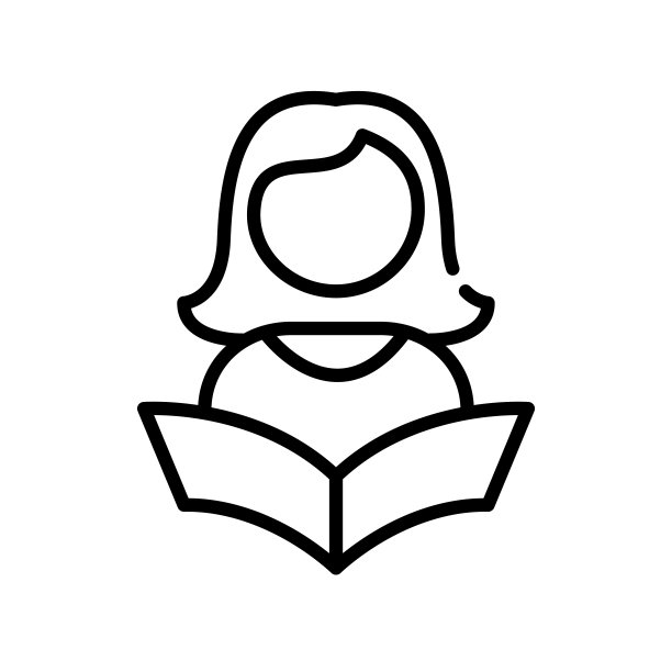 插图矢量图形学生图标模板设计图片下载