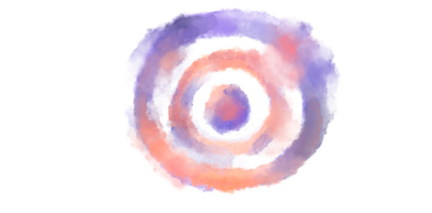 圆形漩涡同心循环水彩插画元素水滴效果图片下载