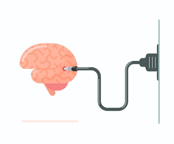 充电的大脑图片下载