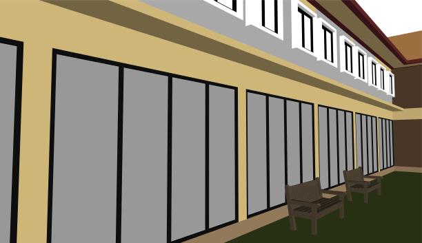 建筑工程三维插图图片下载