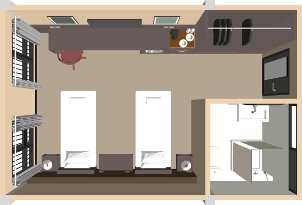 建筑工程三维插图图片下载