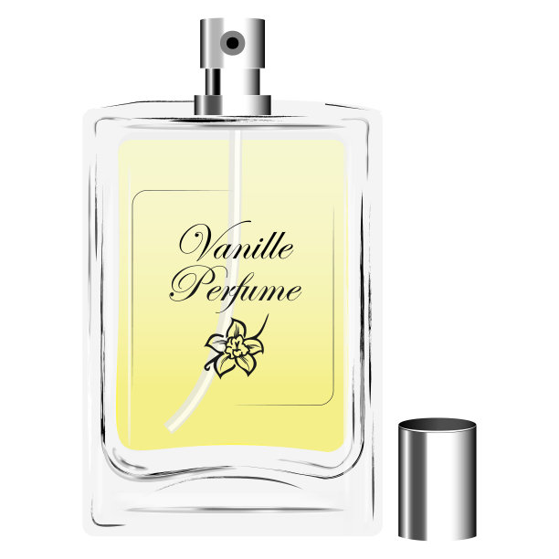 香水瓶卡通插画图片下载