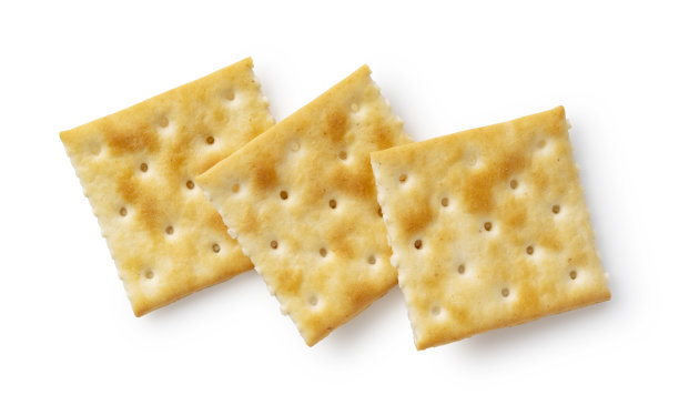 放在白色背景上的饼干。图片下载