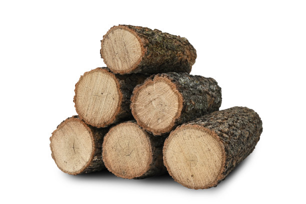 白上分离的柴火图片下载