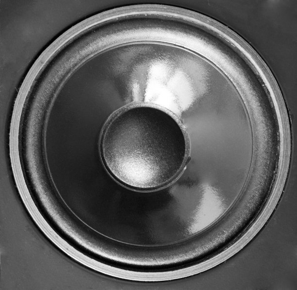 黑色球形声学扬声器图片下载