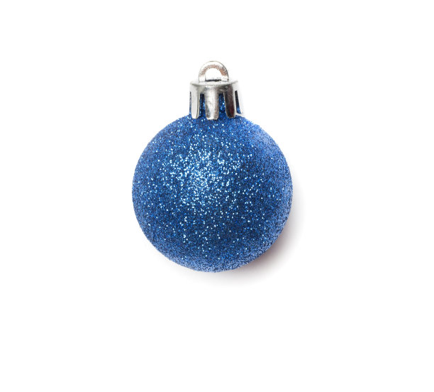 圣诞玩具孤立在白色背景，俯视图图片下载