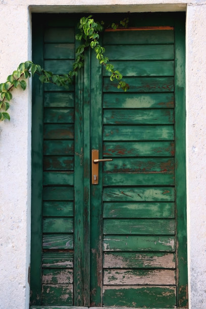 传统的地中海门图片下载
