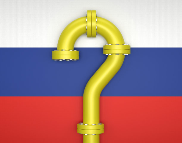 白色背景上的天然气管道问号图片下载