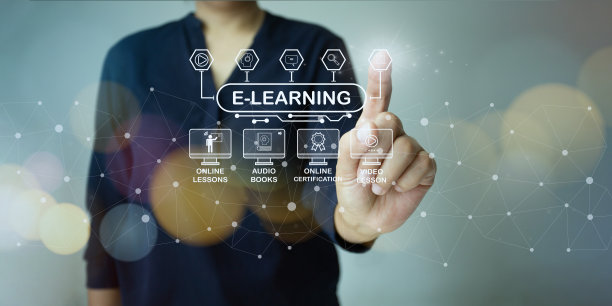 网络研讨会，互联网教育，电子学习概念图片下载