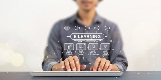 网络研讨会，互联网教育，电子学习概念图片下载