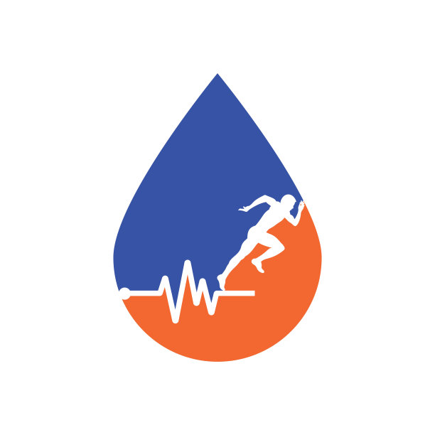 身体保健标志设计。图片下载