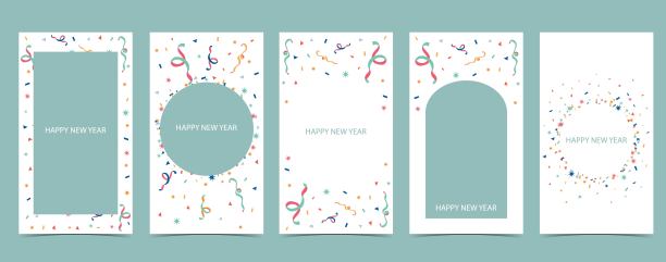 派对社交媒体的白色背景生动的气球图片下载