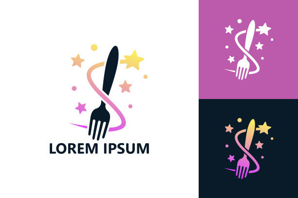 明星食品标志模板设计矢量图片下载