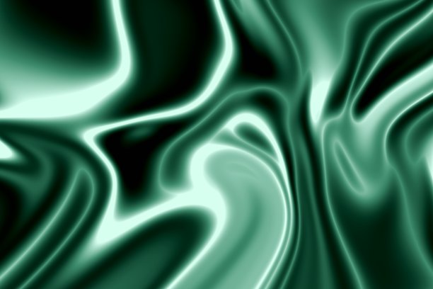 绿缎背景。绿色丝绸或缎面豪华面料质地可以用作抽象背景。图片下载