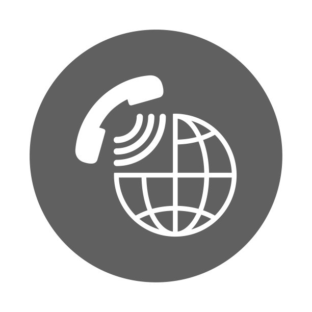 国外电话图标灰色矢量图形图片下载