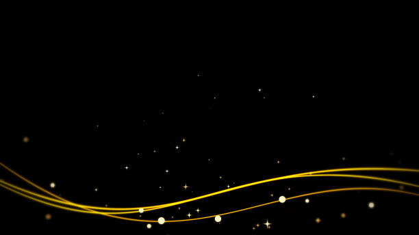 黑色背景上的晃动线条动画图片下载