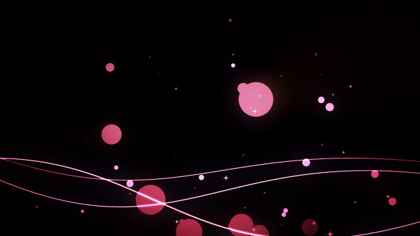 黑色背景上的晃动线条动画图片下载