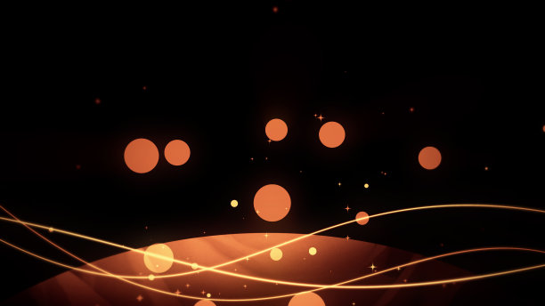 黑色背景上的晃动线条动画图片下载