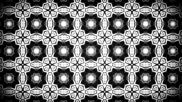 像曼荼罗或万花筒一样图案重复的图像图片下载