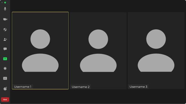视频会议用户界面。视频通话窗口覆盖。应用程序和桌面的通信窗口。远程对话模型。矢量插图。图片下载