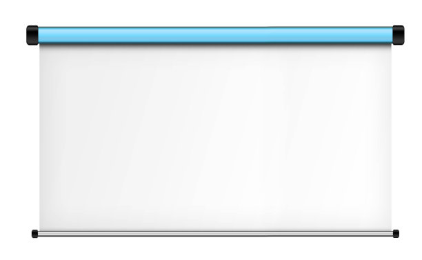 投影仪屏幕孤立图片下载