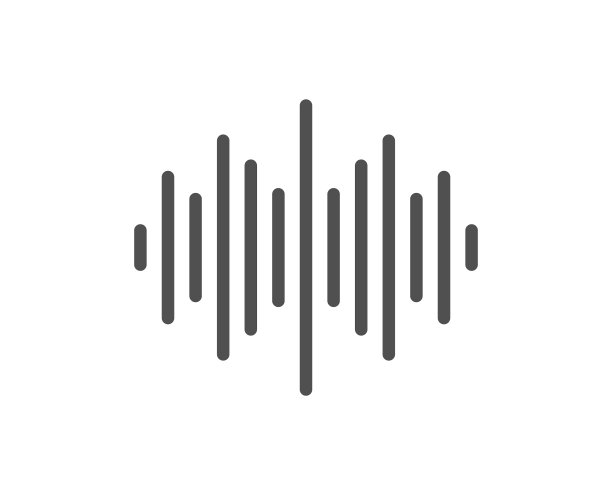 声波线图标音频轨道标志图片下载