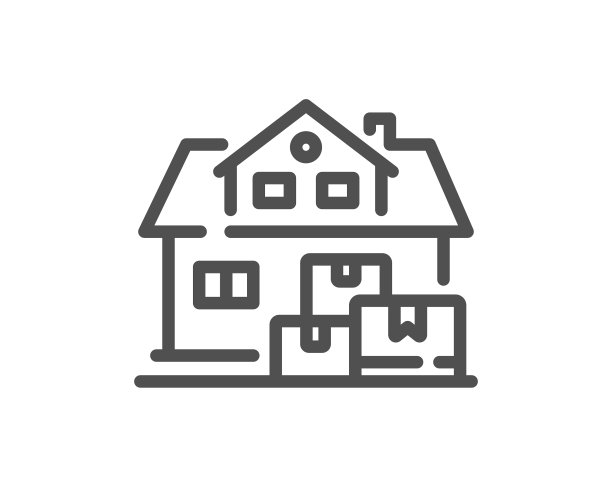 家动线图标包裹投递标志图片下载