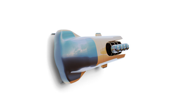 雪车停在白色路面上图片下载