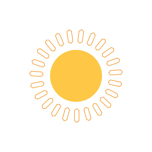 灿烂的太阳，球形太阳图标，卡通文字框，各种圆形语音气泡，对话图片下载