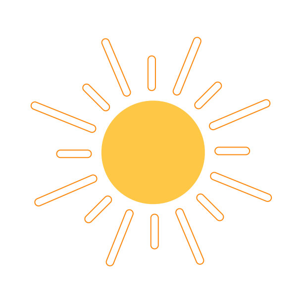 灿烂的太阳，球形太阳图标，卡通文字框，各种圆形语音气泡，对话图片下载