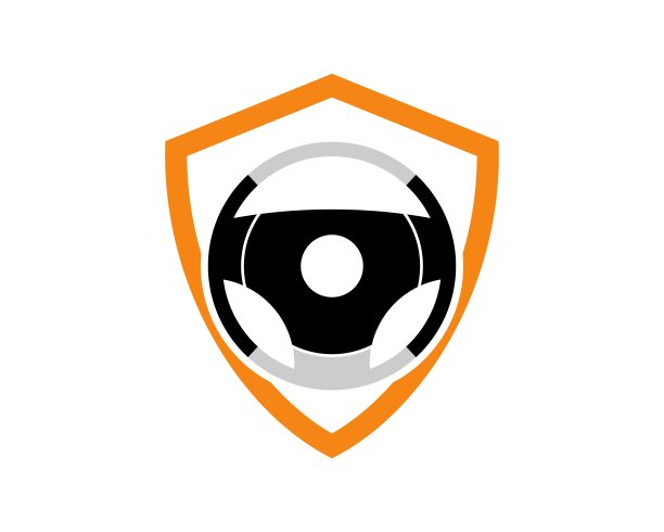 盾形与方向盘内部图片下载