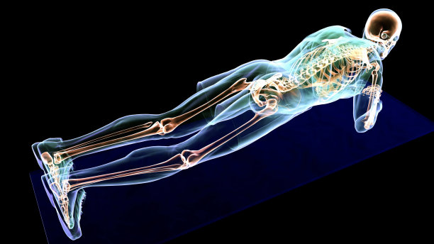 平板位置的MRI扫描图片下载