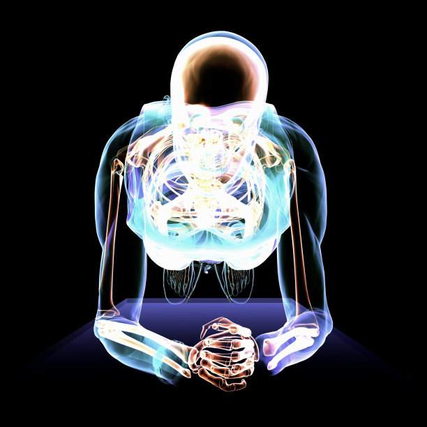 平板支撑位置的前视图图片下载