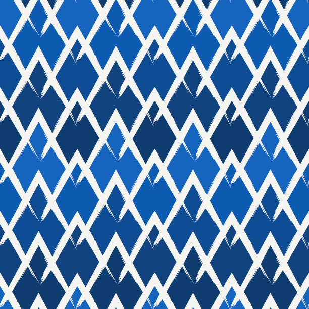 漆刷无缝图案。徒手的垃圾设计背景。规模图案东方装饰。时髦的手绘几何印花图片下载